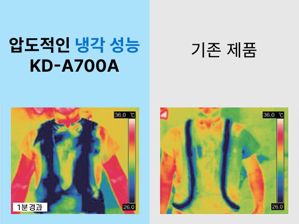 에어쿨링자켓 냉각 성능